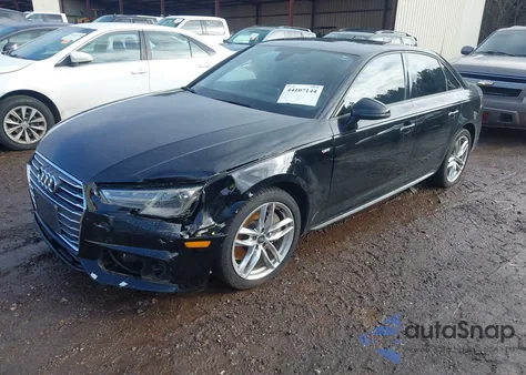 2017 Audi A4 2.0T Season Of Audi Premium from USA, damaged, VIN WAUDNAF48HN041393